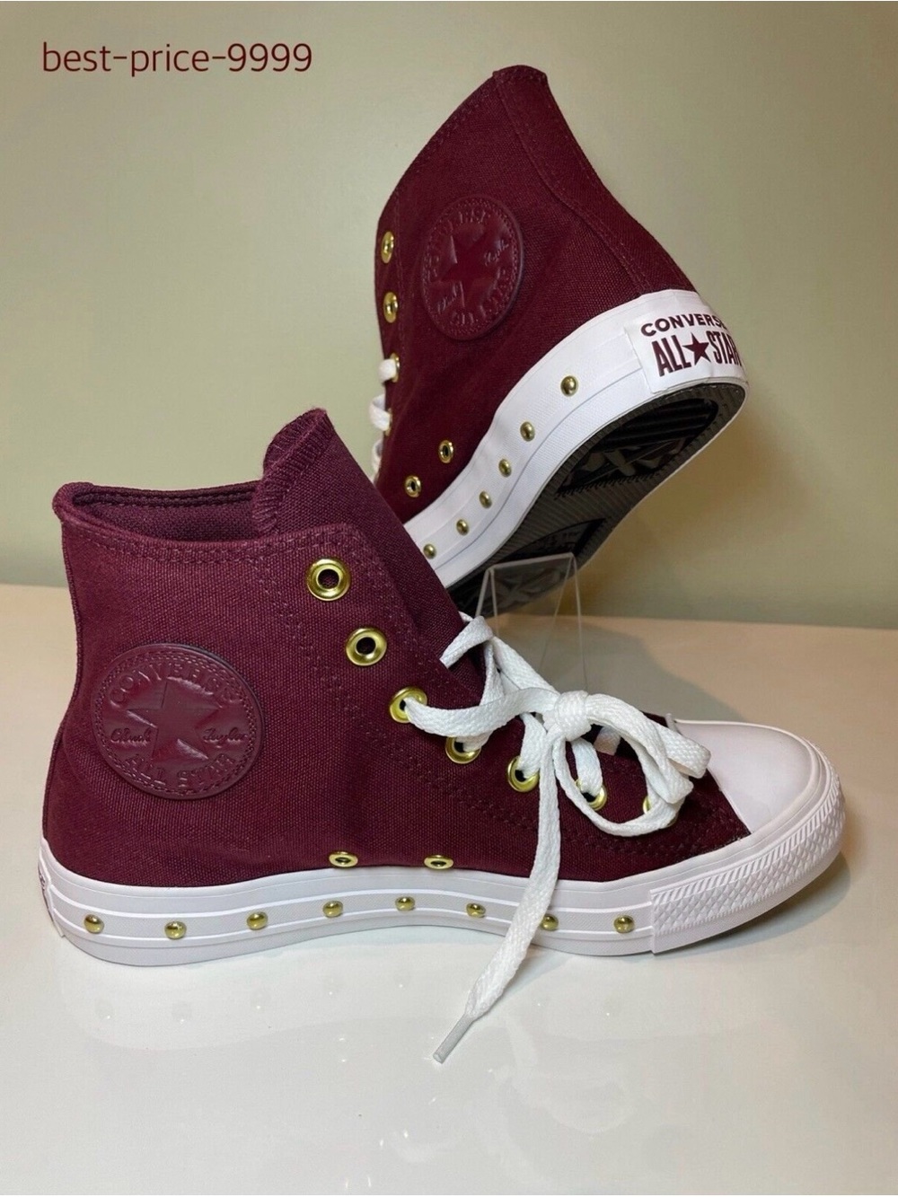 NIB - Converse - Size W6.5/ M5 - Chuck Taylor All Star Studded A07906C sneakers - Picture 2 of 11